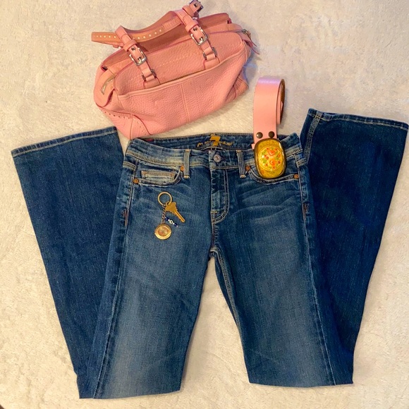 7 For All Mankind Denim - 7 For All Mankind Flynt Classic Bootcut Blue Denim Jeans